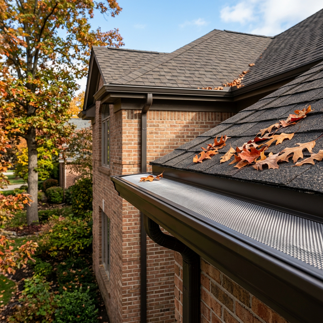 Micro-mesh gutter guards in Atlanta