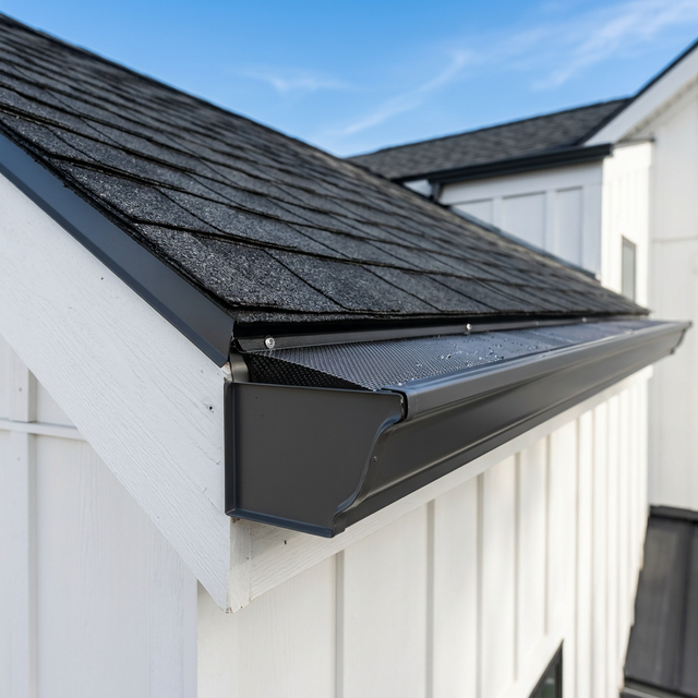 Farmhouse gutter guards in Atlanta
